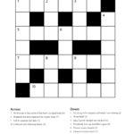 Beginner Crossword Puzzles Printable Printable Crossword