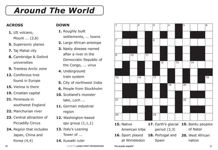 Best 3 Crossword Puzzles Printable PDF Images Free