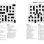 Crossword Puzzle Answers For Today Daily Mail Crossword Quiz