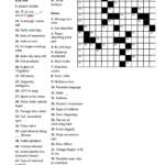 Crossword Puzzle March 11 2020 Geneva Shore Report