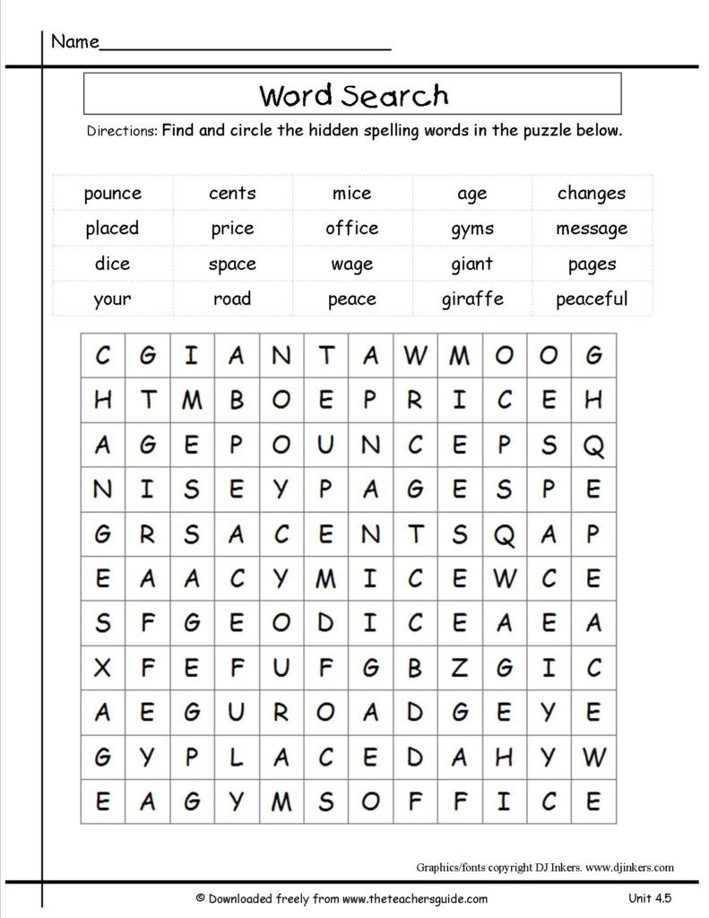 Crossword Puzzle Printable 3Rd Grade Printable Crossword