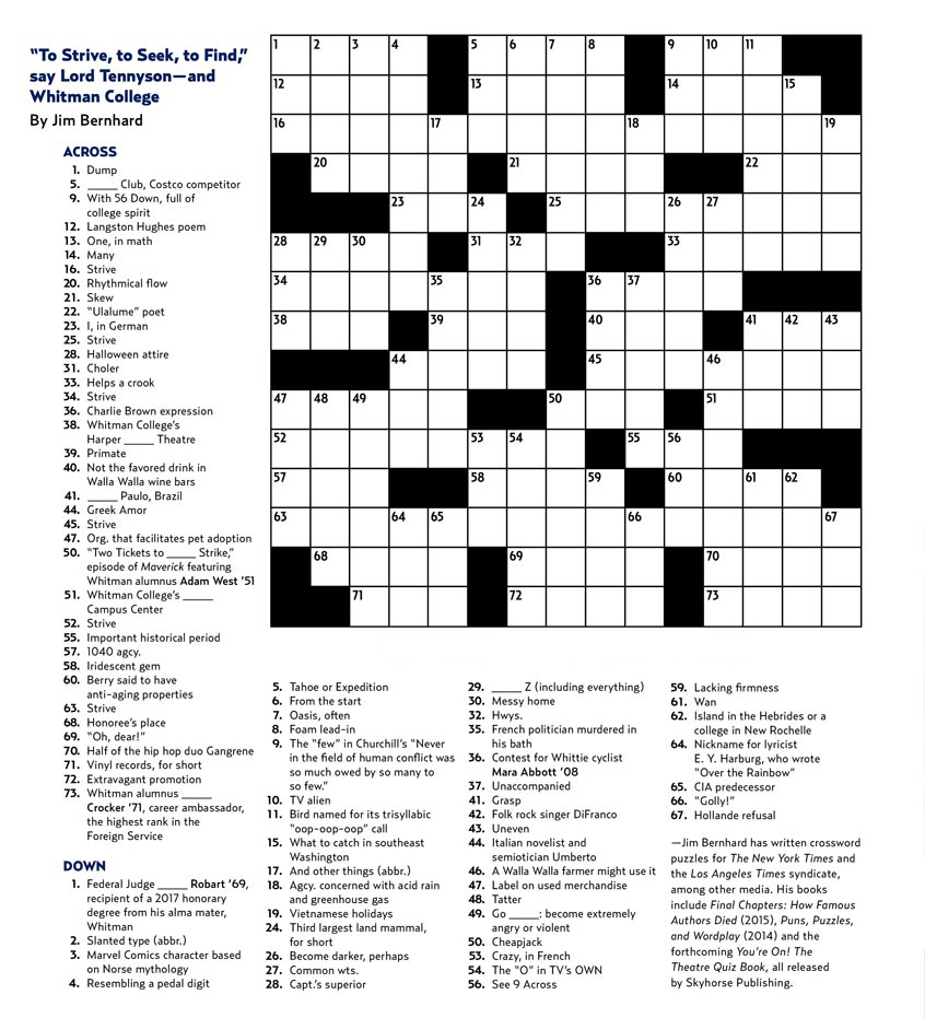 Printable Crosswords Puzzles