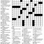 Crossword Puzzles For Adults With Images Printable