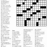 Daily Crossword Puzzle Printable Rtrs Online