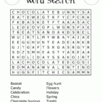 Easter Crossword Free Printable Printable Template Free