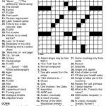 Easy Daily Crossword Puzzles Printable Printable