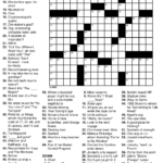 Free Printable Hard Crossword Puzzles Printable Template