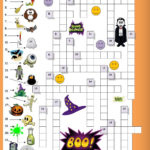 Halloween Crossword For Beginners Halloween Worksheets