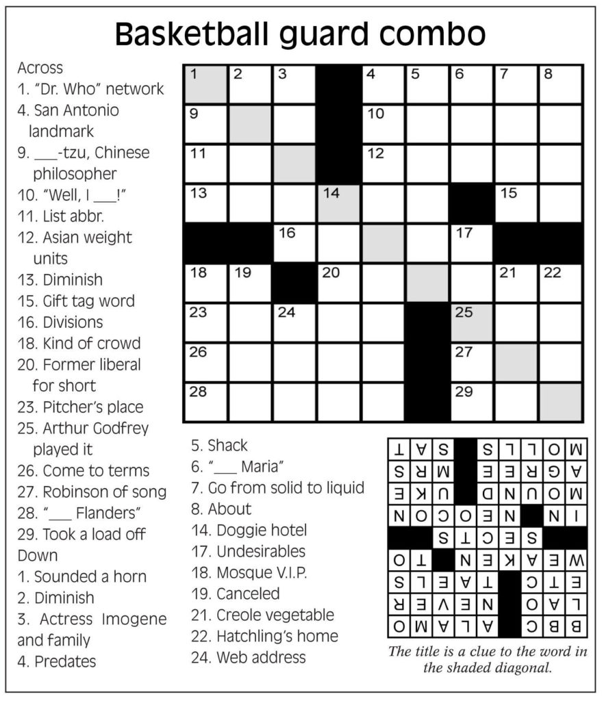March Crossword Lilly S Cleaning Service