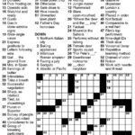 Newsday Crossword Puzzle For Oct 30 2017 By Stanley