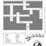 Printable Christmas Crossword Puzzle A To Z Teacher