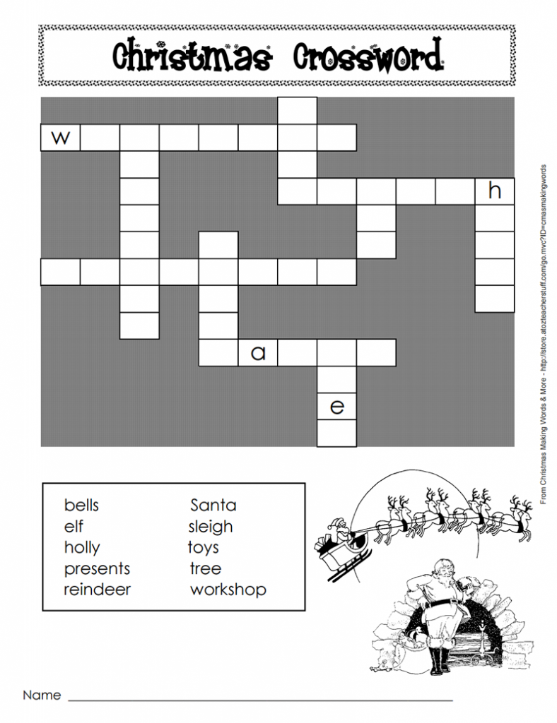 A To Z Teacher Stuff Crossword