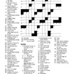 Printable Crossword Puzzles Merl Reagle Printable