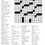 Printable Crossword Puzzles Pdf Easy Printable Crossword
