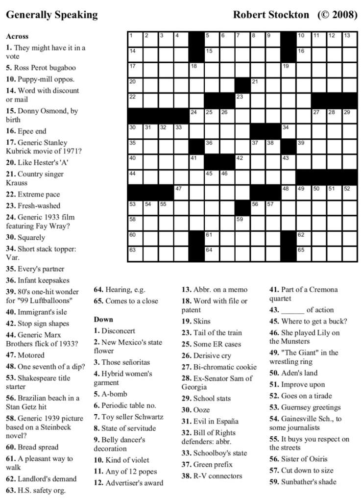 Printable Crosswords For 9 Year Olds Printable Crossword