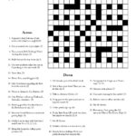 Printable Cryptic Crossword Puzzles Printable Crossword