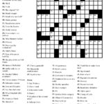 Printable Nea Crossword Puzzle Printable Crossword Puzzles