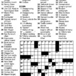 Printable Newsday Crossword Printable Template Free
