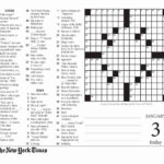 Printable Sunday Crossword Puzzles New York Times