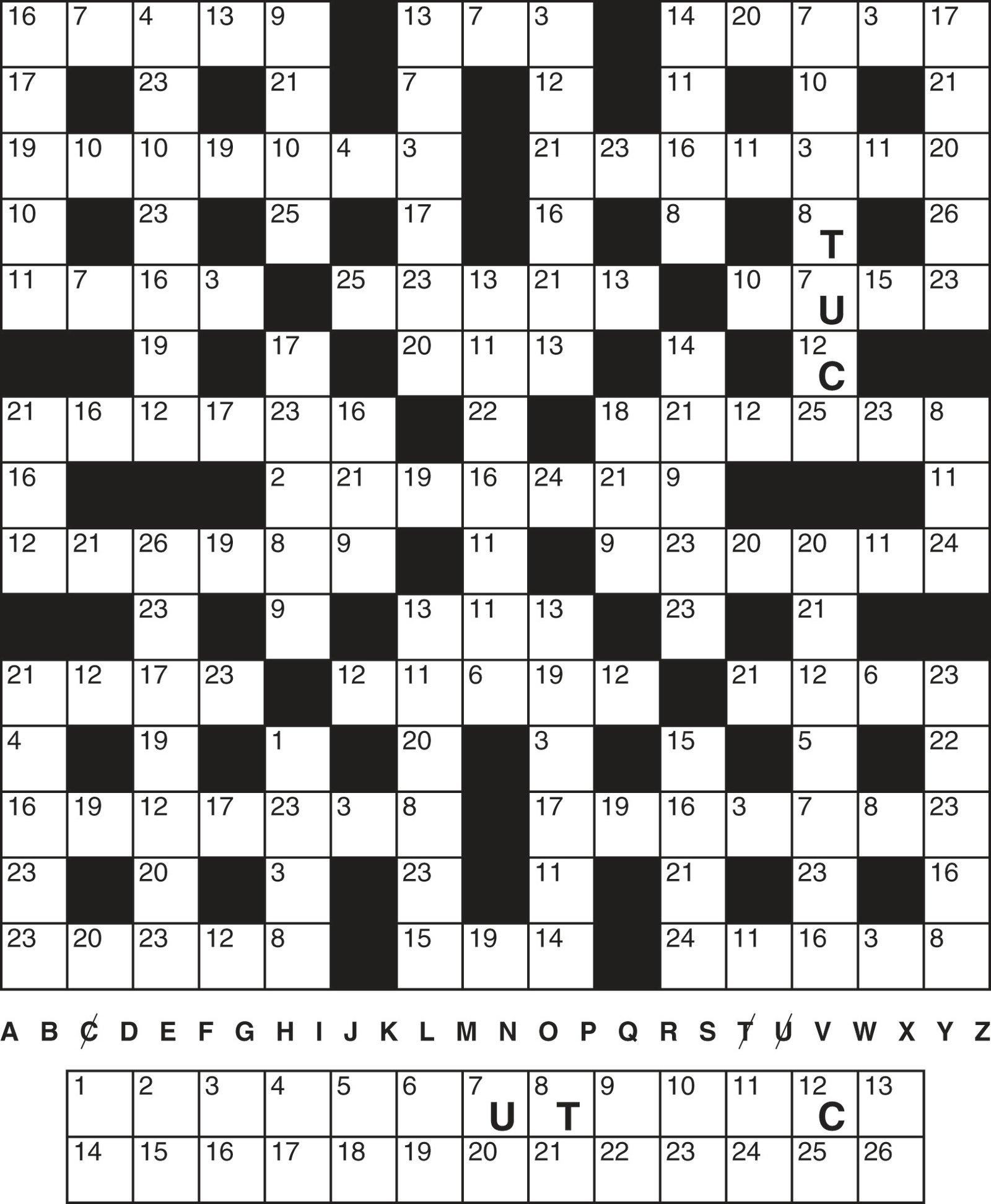 Printable Crossword And Sudoku Puzzles