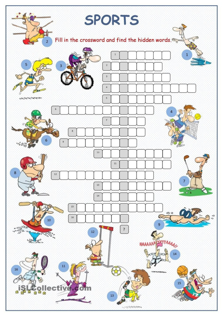 Sports Crossword Puzzle Sports Crossword Crossword