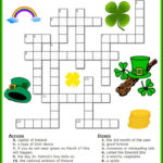 St Patrick S Day Crossword Puzzle Printable For Free St