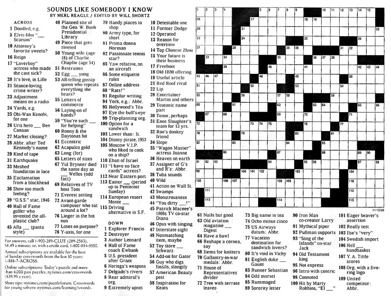 Daily Mail Saturday Giant Crossword Printable