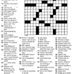 Will Shortz Crossword Puzzles Printable Printable
