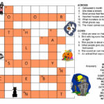 5 New Halloween Crossword Puzzles Printable Easy