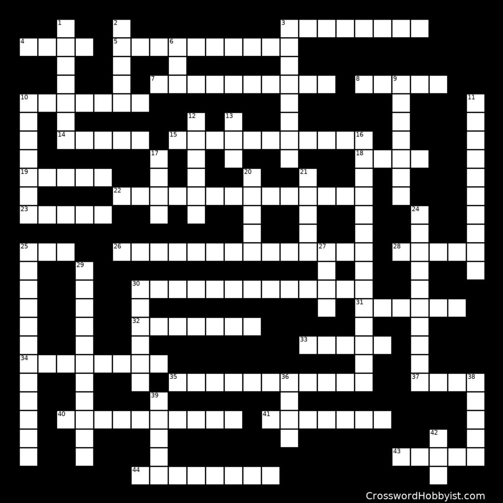 Automotive Crossword 1 Crossword Puzzle