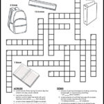 Back To School Crossword Puzzles Kids Crossword Puzzles