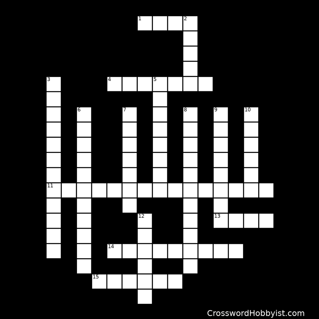 Butterfly Crossword Puzzle