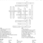 Charlie And The Chocolate Factory Printable Crossword