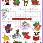 Christmas Crossword Puzzle Esl Printable Worksheets