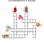 Christmas Crossword Puzzles Best Coloring Pages For Kids