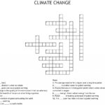 Climate Change Crossword Wordmint Global Warming