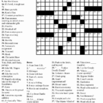 Coloring Coloring Easy Printable Crossword Puzzles Large