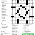Commuter Crossword Puzzle Free Easy Printable Crosswords