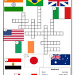 Country Flag Crossword Worksheet Free ESL Printable