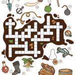 Crossword Puzzle About Pirates For Children Free