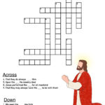 Crossword Puzzle Centered Around The Atonement And