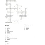 Crossword Puzzle Cooking Worksheet Free ESL Printable