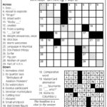 Crossword Puzzle Lilly S Cleaning Service