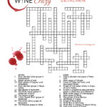 Crossword Puzzle Test Your Wine Knowledge 2 In The Mix