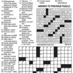 Daily Newspaper Crossword Puzzles To Print Printable