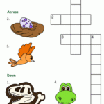 Dinosaur Crossword Puzzles