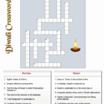 Diwali Crossword To Print