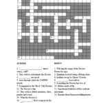 Doctor Who Crossword Puzzle Doctor Who Crochet Doctor