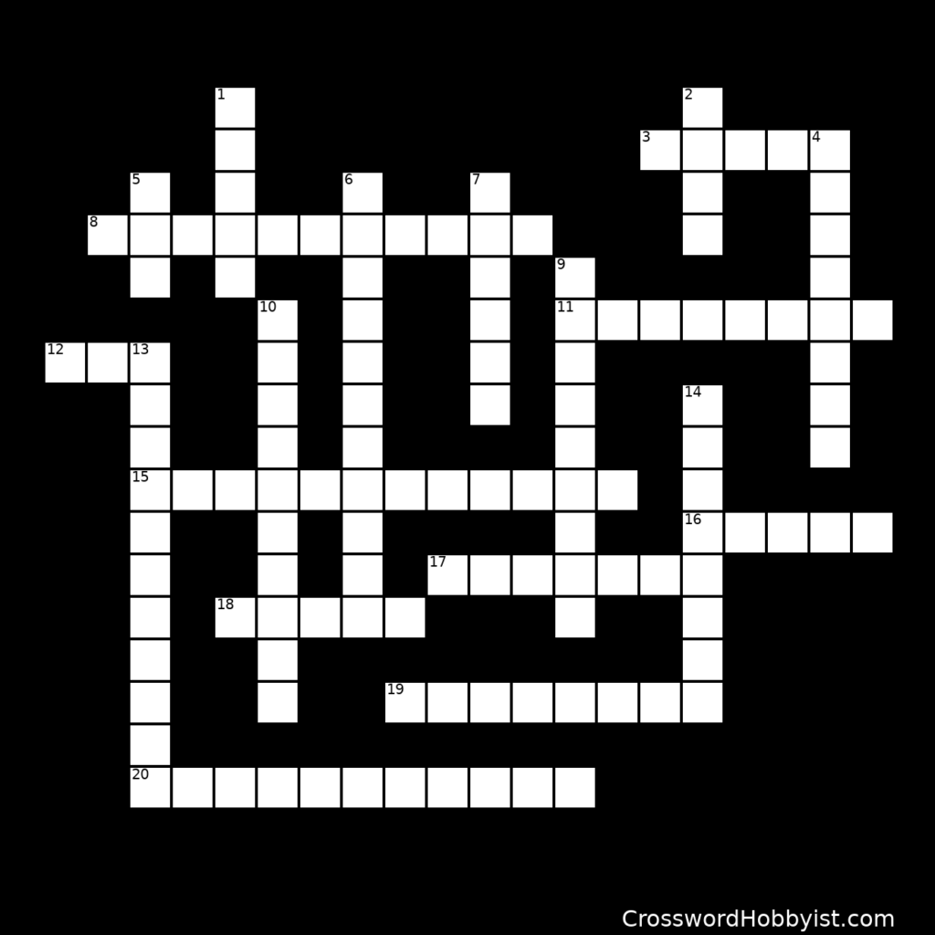 Dog Crossword Crossword Puzzle