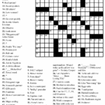Easy Crossword Puzzles Printable That Are Handy Mason